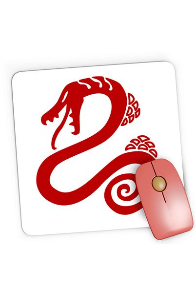 OEM Mousepad Gaming Seven Deadly Sins Sloth Symbol Serpent Otaku, 21x19 см