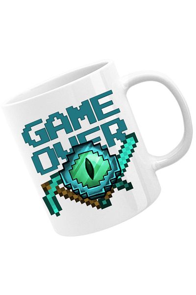 OEM Cana Minecraft Game Over Diamond Tools, alba, 330 ml