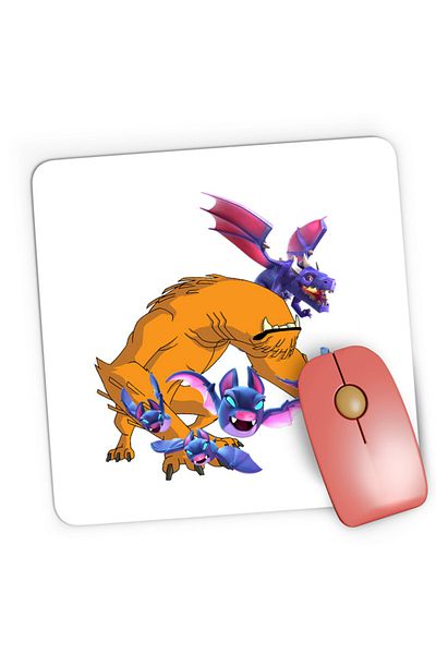 OEM Mousepad Gaming Ben10 Clash Royale Clash of Clans Bat Dragon Alien, 21x19 см