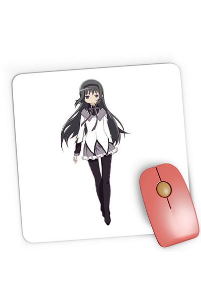 OEM Mousepad Gaming Madoka Magica Akemi Homura Psychological Suspense, 21x19 см