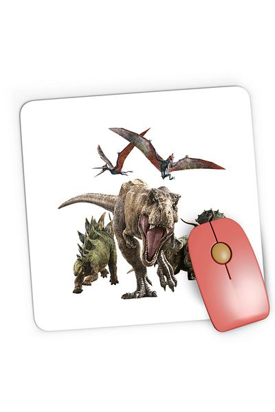 OEM Mousepad Gaming Jurassic Park Dinosaur Plateosaurus Fossils, 21x19 см