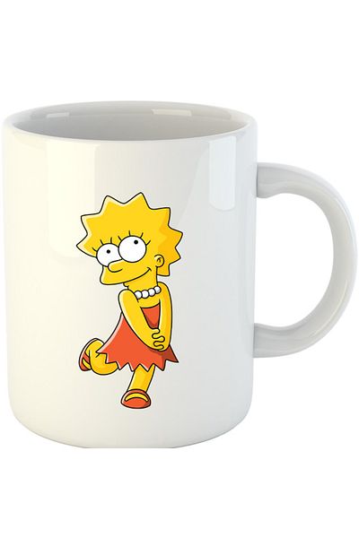 OEM Cana The Simpsons Maggie Lisa Daugher Mom Dress, alba, 330 ml