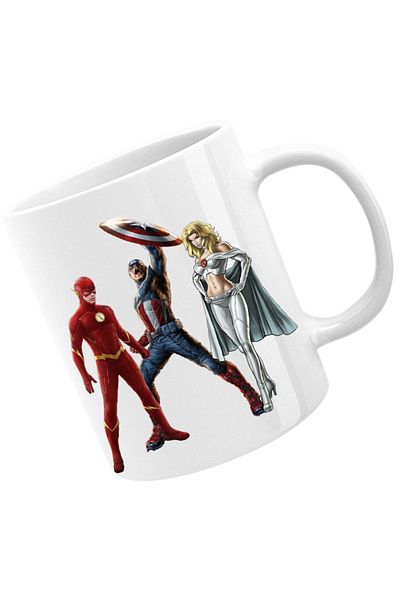 OEM Cana Flash Emma Frost The Avengers Fight Captain Multiverse, alba, 330 ml