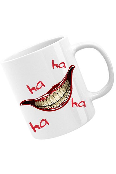 OEM Cana Joker Smile Laugh Psychopath Hurt Lips Self Defense, alba, 330 ml