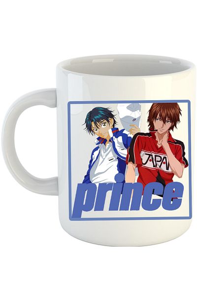 OEM Cana Prince of Tennis Echizen Ryouma Fuji Shuusuke Cosplay, alba, 330 ml