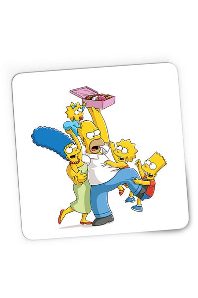 OEM Mousepad Gaming The Simpsons Donut Lovers Kids Funny Life Mother, 21x19 см
