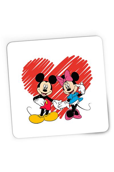 OEM Mousepad Gaming Mickey Mouse Minnie Dance Couple Elegance Lovers, 21x19 см