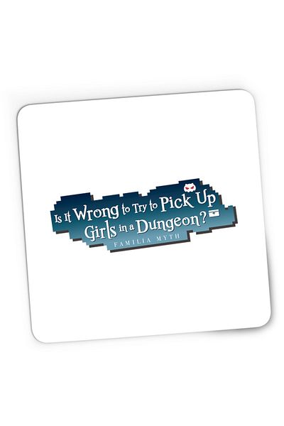 OEM Mousepad Gaming Is It Wrong To Pick Up Girls In Dungeons DanMachi Logo, 21x19 см