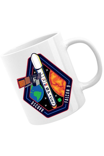 OEM Cana NASA Flacon Sun Mission Voyager Curiosity Discovery, alba, 330 ml