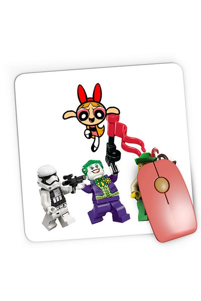 OEM Mousepad Gaming Joker Star Wars Powerpuff Girls Legends of Zelda Roblox, 21x19 см