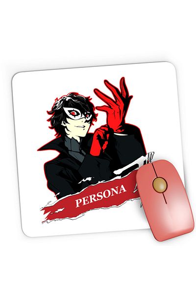 OEM Mousepad Gaming Persona Joker Akira Kurusu Funimation Game Fantasy, 21x19 см