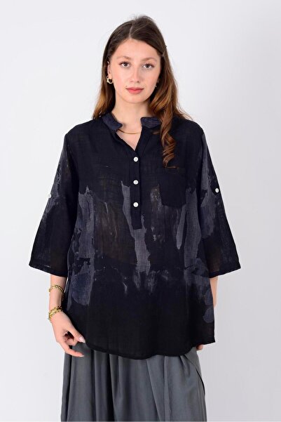 Park Moda 15455F-68 ΠΟΥΚΑΜΙΣΟ ΜΕ ΣΧΕΔΙΟ ΛΟΥΛΟΥΔΙΩΝ SPLASH