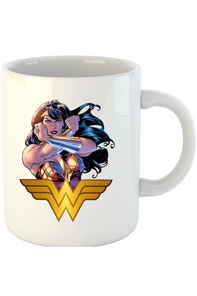 OEM Cana Wonder Woman Fight Book Cartoons Animation, alba, 330 ml