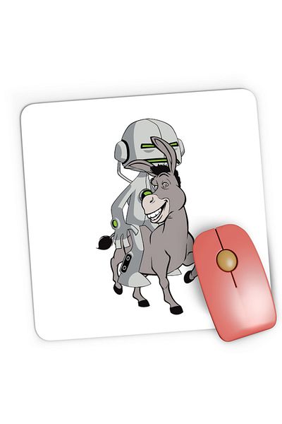 OEM Mousepad Gaming Ben10 Shrek Donkey Small Monster Master, 21x19 см