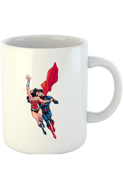 OEM Cana Wonder Woman Superman Lovers Couple Romance, alba, 330 ml