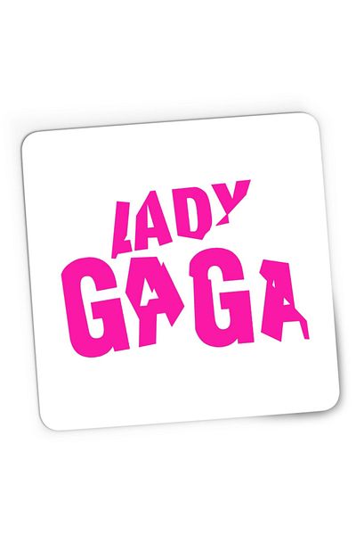 OEM Mousepad Gaming Lady Gaga Logo Popular Musician Style, 21x19 см