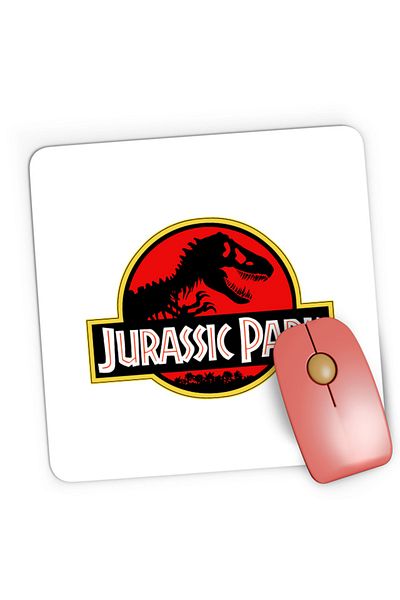 OEM Mousepad Gaming Jurassic Park Logo Extinct Huge, 21x19 см
