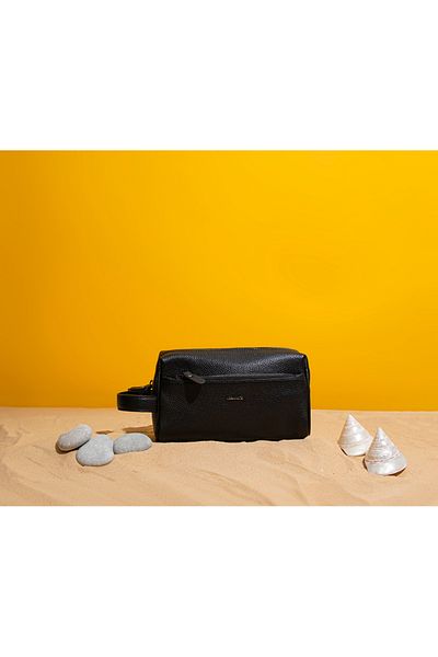AYK'S Μαύρη ανδρική θήκη για κάρτες 4273 Portfolio Bag