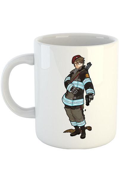 OEM Cana Fire Force Hinawa Takehisa Animekage Otaku, alba, 330 ml