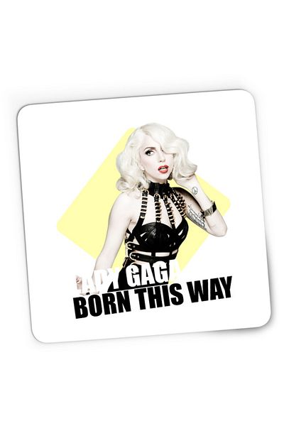 OEM Mousepad Gaming Lady Gaga Born This Way Album Single, 21x19 см
