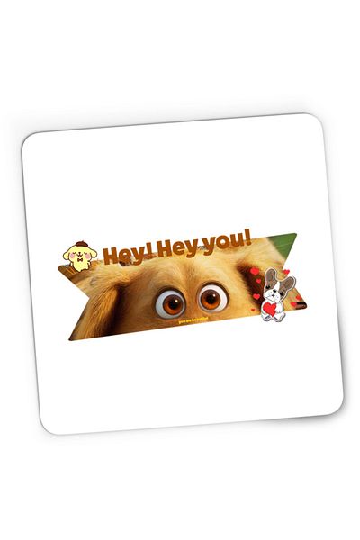 OEM Mousepad Gaming Dug Days Play Hey Doggie Curious Big Eyes, 21x19 см