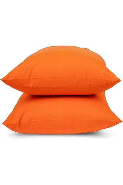 Kotonia Home Set de 2 fețe de pernă Kotonia Home Hotel, 100% bumbac, culoare Olandina, dimensiune 50x70 cm, portocaliu