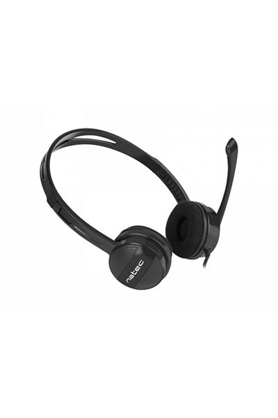 Dynatech Natec | Canary Go | Căști | Cu fir | Supraauriculare | Microfon | Anulare zgomot | Negre