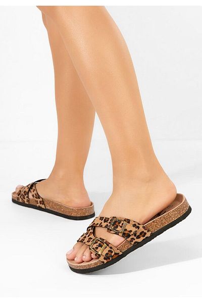 B T Shoes Women's slippers Viriana leopard