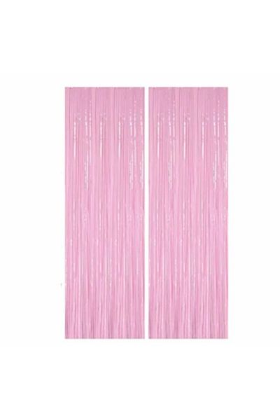 ZENVİVA Pink Table Skirt, 2 Pieces Pink Background