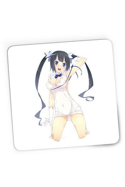 OEM Mousepad Gaming DanMachi Hestia Hentai Fantasy Cosplay, 21x19 см