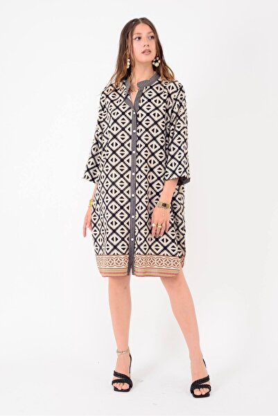 Park Moda AN10557 ΚΟΝΤΟ ΦΟΡΕΜΑ MARIN ΓΕΟΜΕΤΡΙΚΟ ΣΧΕΔΙΟ