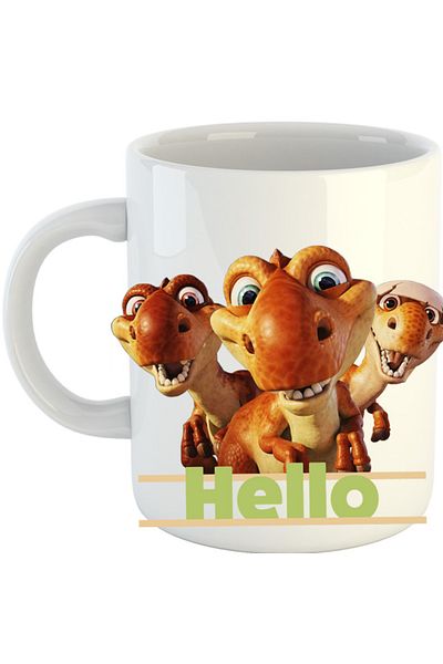 OEM Cana Ice Age Dragon Egg Dinosaur Hello Funny Small, alba, 330 ml
