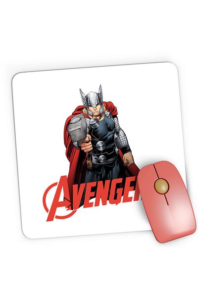 OEM Mousepad Gaming Thor Avengers Super Powers God, 21x19 см