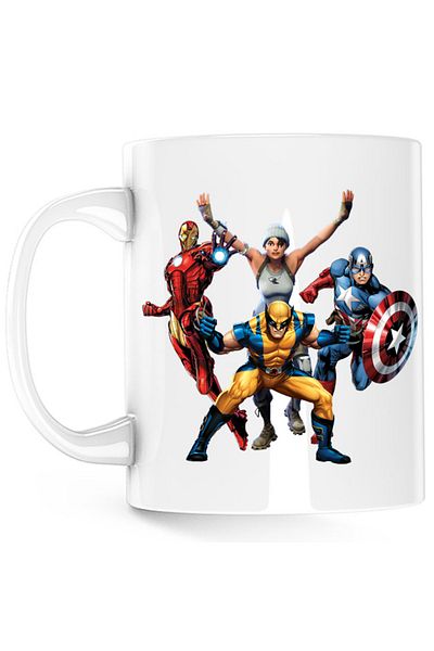 OEM Cana Fortnite Superheroes Marvel DC Super Powers, alba, 330 ml