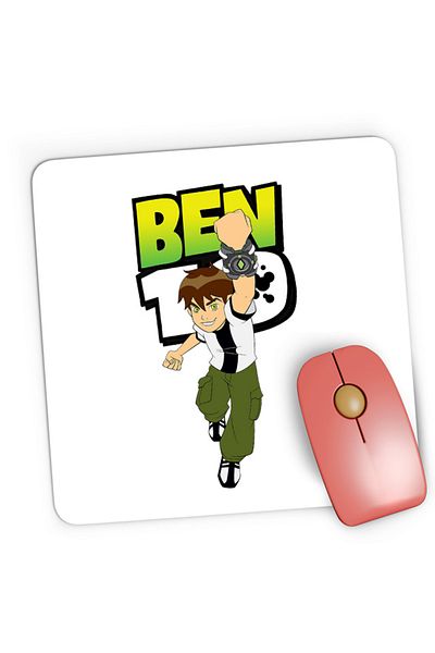 OEM Mousepad Gaming Ben10 Clock Magic Monsters Alien, 21x19 см
