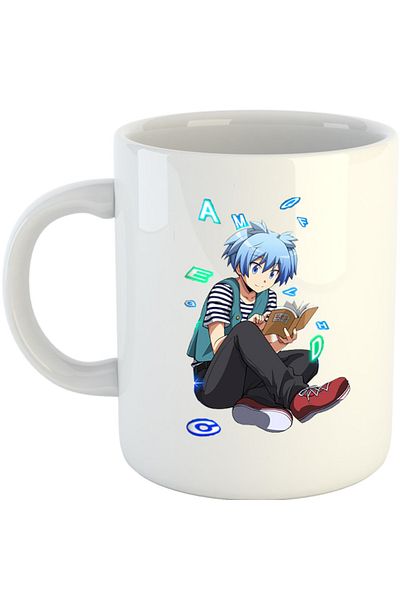OEM Cana Assassination Classroom Shiota Nagisa Nerd Rebel, alba, 330 ml