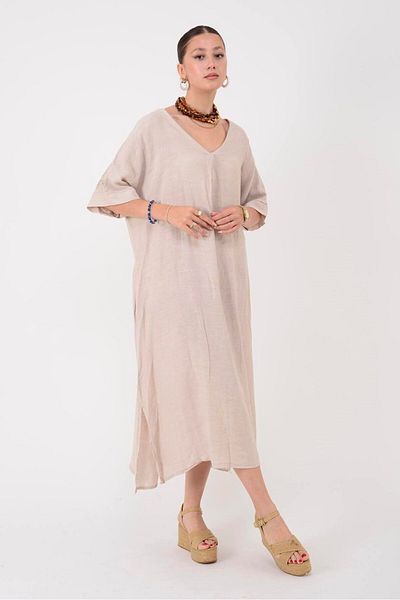 Park Moda 11227 LOVA ROCHIE DE IN CU DETALII DE SULFATATĂ LA Gât în ​​V
