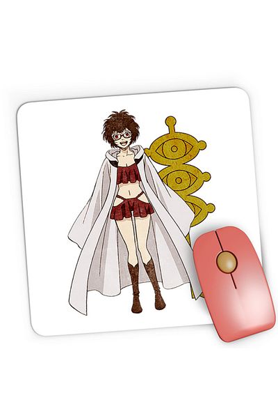 OEM Mousepad Gaming Black Clover Sally Dancer Magician Curly Manga, 21x19 см