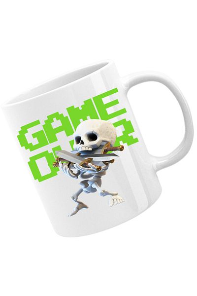 OEM Cana Clash Royale Skeleton Game Over Swords, alba, 330 ml