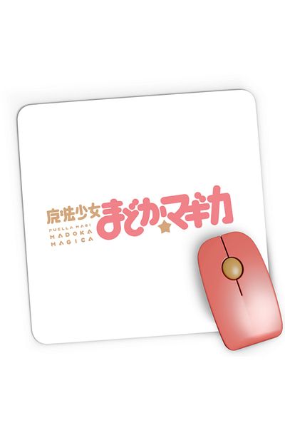 OEM Mousepad Gaming Madoka Magica Logo Magic Super Powers School, 21x19 см
