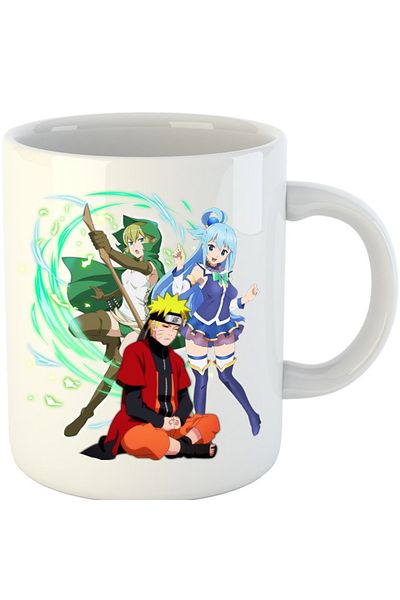OEM Cana DanMachi Ryuu Lion Konosuba Aqua Naruto Ninja, alba, 330 ml