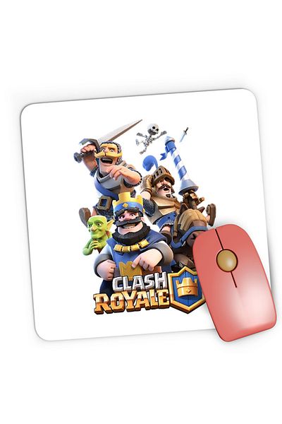 OEM Mousepad Gaming Clash Royale All Classes Multiplayer Medieval, 21x19 см