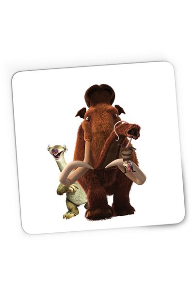 OEM Mousepad Gaming Ice Age Mammal Carnivoran Scrat Steffie Rat Hello, 21x19 cm