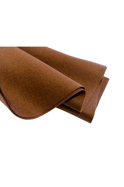 feltland Felt/wool 100%, soft 1.2mm, 50*160cm - brown