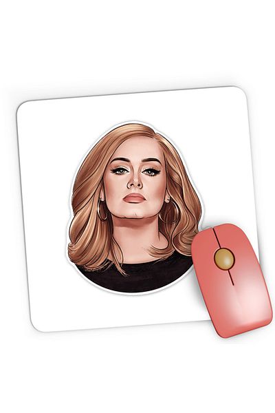 OEM Mousepad Gaming Adele Beautiful Singer Artist Award Concert Album, 21x19 см