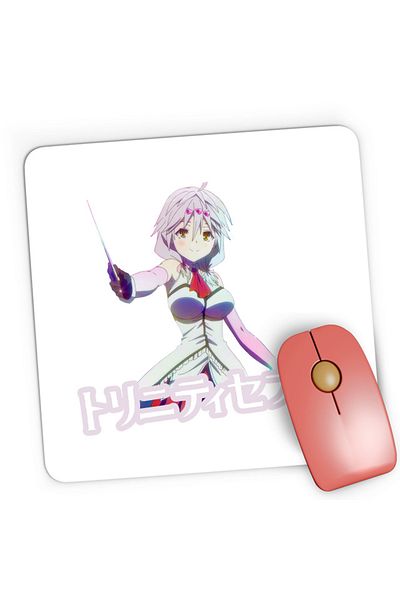 OEM Mousepad Gaming Trinity Seven Kurata Yui Rainbow Anime Manga Shounen, 21x19 см