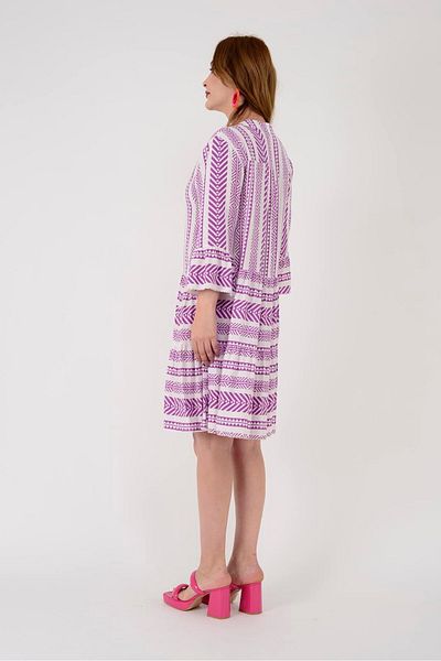 Park Moda AN10430 FLORA ΚΟΝΤΟ ΦΟΡΕΜΑ ΜΕ ΣΤΡΟΦΑΛΟΥΣ