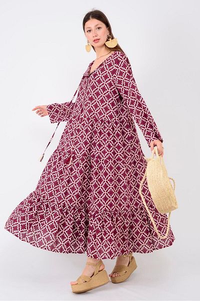 Park Moda AN10504 ΦΟΡΕΜΑ ΒΟΛΑΝ ΜΕ ΛΕΠΤΟΜΕΡΗ ΚΟΥΜΠΙ MARIN