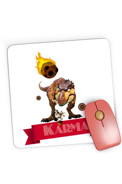 OEM Mousepad Gaming Ice Age Karma Apocalipse Flowers Squirrel, 21x19 см