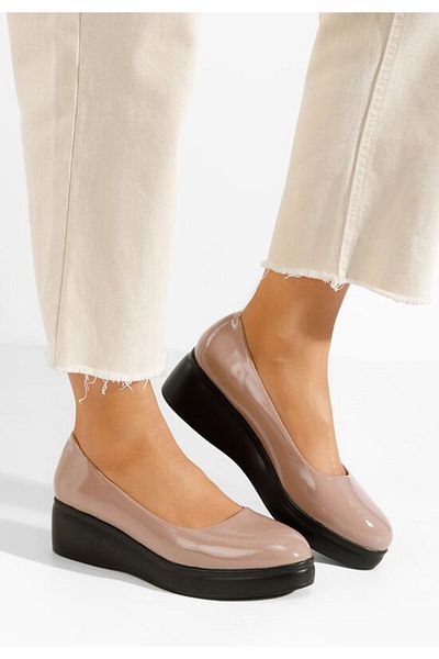B T Shoes Pantofi casual damă Milanca V2 kaki